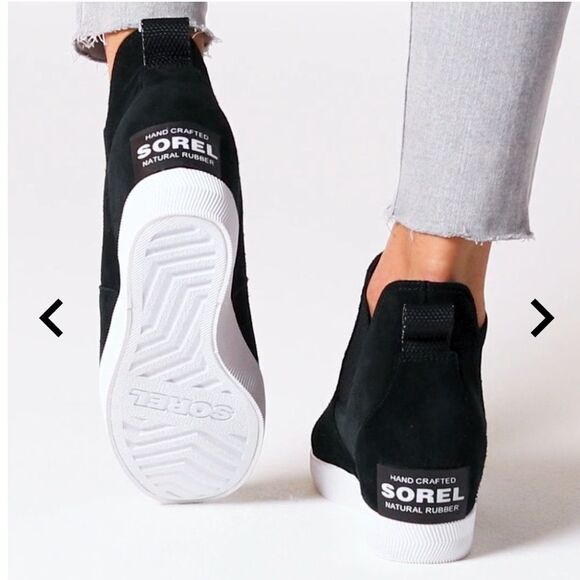 Sorel Black Out N About Slip On Wedge Boots Waterproof Size 11 NEW - Picture 7 of 11